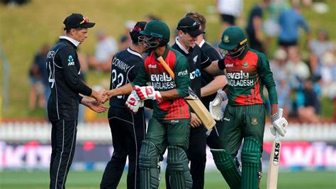 Ban vs nz - Bangladesh takes charge in the series with a 1-0 lead, securing a 5-wicket win in the first T20I against New Zealand. Shoriful Islam's outstanding 3-wicket h...